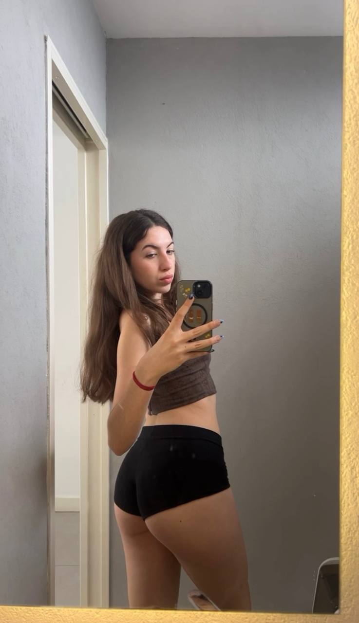 Amber in her underwear in Los Angeles